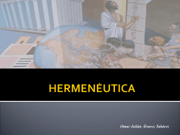 INVESTIGACIÓN HERMENÉUTICA