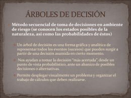 ÁRBOLES DE DECISIÓN
