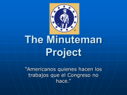 The Minuteman Project