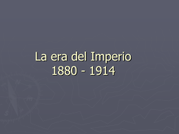 La era del Imperio 1880