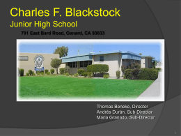 Charles F. Blackstock Junior High School