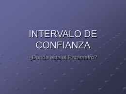 INTERVALO DE CONFIANZA - Páginas Web Educativas ::