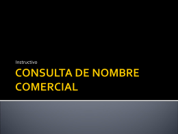 CONSULTA DE NOMBRE COMERCIAL - contableyjuridico -
