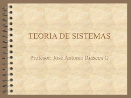 TEORIA DE SISTEMAS - IHMC CmapServer 5.04