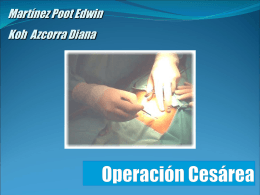 Operación Cesárea - Enfermería De LaSalle