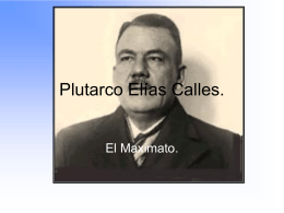 Plutarco Elías Calles.