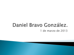 Daniel Bravo González.