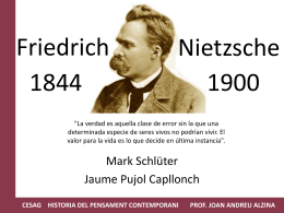 Práctica 7 Friedrich Nietzsche