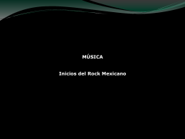 Inicios del Rock Mexicano