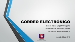 CORREO ELECTRÓNICO - Tecnología e Informática
