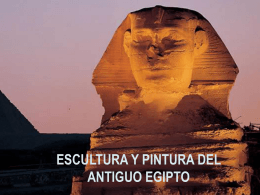 LAS ARTES PLÁSTICAS EN EL ANTIGUO EGIPTO