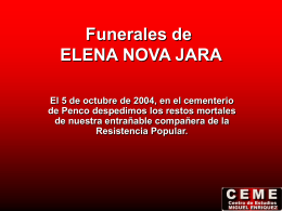 Funerales de ELENA NOVA JARA