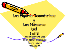 Las Figuras Geometricas y Los Números Del 1 al 5