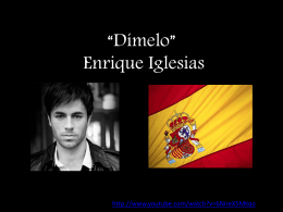 Dímelo” Enrique Iglesias