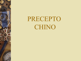PRECEPTO CHINO - Belleza Integral