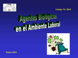 EXPOSICION LABORAL A AGENTES BIOLOGICOS