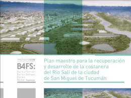 Plan Director para la recuperación del Río Salí