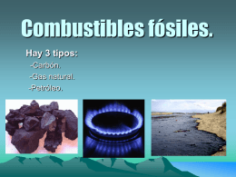 Combustibles fósiles.