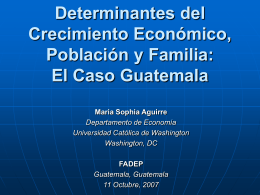 Determinants of Economic Growth: The Case of