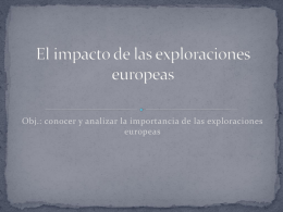 El impacto de las exploraciones europeas