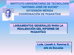 Instituto Universitario Tecnológico “Antonio José