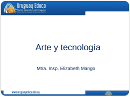 Arte y Tecnología Elizabeth Mango