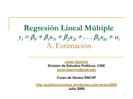 Regresión lineal múltiple