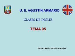 Diapositiva 1 - U. E. Agustín Armario | Liceo