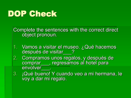DOP Check