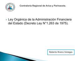 LEY ORGANICA DE LA ADMINISTRACION FINANCIERA DEL