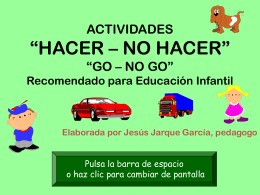 PRUEBA GO – NO GO INFANTIL