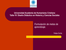Universidad Academia de Humanismo Cristiano Taller