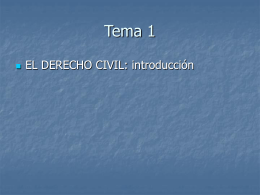 EL DERECHO CIVIL - Derecho Civil para RRLL |