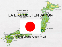 LA ERA MEIJI EN JAPÓN - Historia en 1º Bachiller