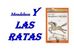 Mendelson y las ratas