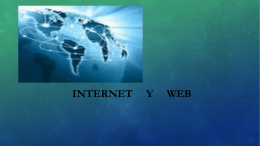 Internet y web