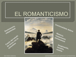 EL ROMANTICISMO - Apuntes de Lengua y Literatura