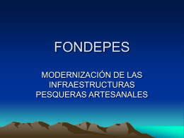 FONDEPES - Ministerio de la Producción