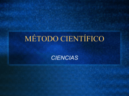 MÉTODO CIENTÍFICO - BIOLOGIA | Just another