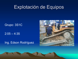 Explotación de Equipos - Ing. Edson Rodríguez