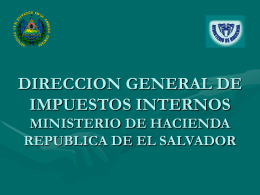 DIRECCION GENERAL DE IMPUESTOS INTERNOS MINISTERIO