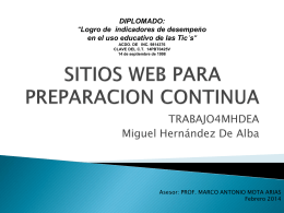 SITIOS WEB PARA PREPARACION CONTINUA