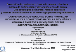 Diapositiva 1 - WIPO - World Intellectual Property