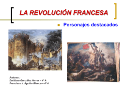 Personajes Revolución Francesa