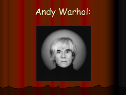 Andy Warhol: - INTEF