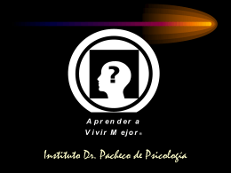 La Personalidad - Instituto Dr. Pacheco de
