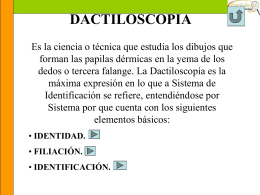 DACTILOSCOPIA