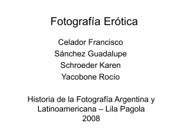Fotografía Erótica - Escuela Superior de Artes