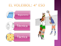 El Voleibol: 4º ESO