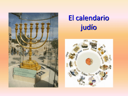 El calendario judío - A.C. Sefarad Aragón